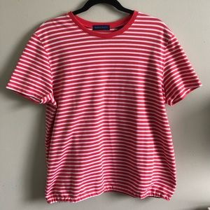 Karen Scott Stripe Shirt Size L